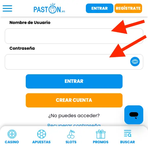 login paso dos