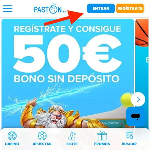 login paso uno